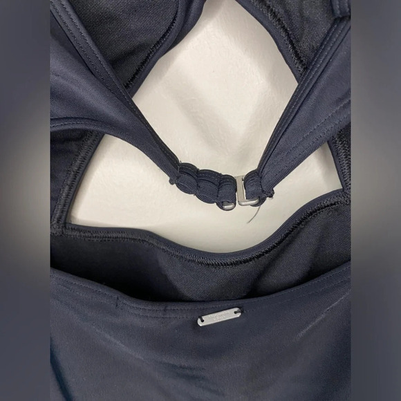 NWOT  Abercrombie Cutout Black One Piece Swimsuit - Picture 6 of 9